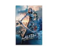 TESUXYEHH Movie Poster Alita Battle Angel Poster Decorative Painting Canvas Wall Posters And Art Picture Print Modern Family Bedroom Decor Posters 12x18inch(30x45cm)