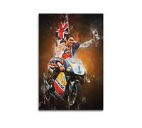 TESUXYEHH Racing Driver Mick Doohan Poster Poster Decorative Painting Canvas Wall Posters And Art Picture Print Modern Family Bedroom Decor Posters 20x30inch(50x75cm)