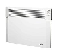 TESY CN04 2000w Electric Wall Heater With Thermostat, 24/7 Timer Clock, LOT 20 Compliant, Splash Proof, IP24 Safe For Bathrooms, 1000W (Heats Up To 12m2 Room Space) (2000W)