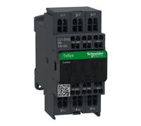 TeSys Deca Power Contactors 12A 3P 24V DC 1Z 1R LC1D123BD