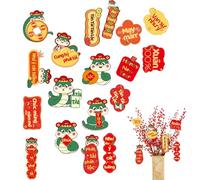 Tet Decorations Vietnamese 2025, Chinese New Year Hanging Decoration 2025 Year of Snake Paper Ornament Set, Lunar New Year Tree Pendants For 2025 Tết Viet NAM Décor, Vietnamese New Year Decorations