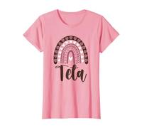 Teta Boho Rainbow Hearts Love Family Grandma T-Shirt