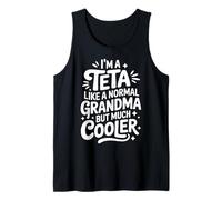 Teta Like A Normal Grandma Much Cooler Arabic Grandmother Tank Top