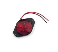 Tetari Car Tail Light 4x/6x/8x/10x 12V 24V LED Side Marker Lights Warning Auto Car External For Trailer Truck Lorry Yellow White Red(Red,10pcs)