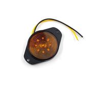 Tetari Car Tail Light 4x/6x/8x/10x 12V 24V LED Side Marker Lights Warning Auto Car External For Trailer Truck Lorry Yellow White Red(Yellow,4pcs)