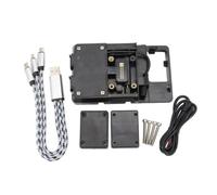 TETARI For BMW For R 1200 RT For R1200RT Below 2009 GPS Navigator USB Charging Phone Holder Navigation Bracket Motorcycle Motorcycle Phone Holder(Phone Bracket)