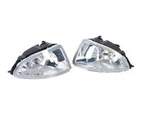 TETARI Headlight Assemblies For Civic 2004 2005 ES Front Driving Lamps Headlights Halogen Fog Lamp With Bulb Car Light Assembly Fog Lights Front Light Assembly(1 pair)