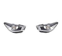 TETARI Headlight Assemblies For Kia For Rio Sedan 2017 2018 2019 2020 Headlights Car Headlamp Assembly Front Whole Auto Light Assembly Front Light Assembly(Left and Right)