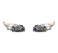 TETARI Headlight Assemblies For Mazda 3 Speed 2010 2011 2012 2013 2014 2015 Car Headlamp Assembly Headlight Front Lamp Whole Auto Light Assembly Front Light Assembly(Left and Right)
