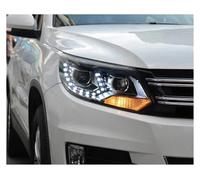 TETARI Headlight Assemblies For VW For Tiguan 2013-2017 Headlamp Assembly Without Daytime Running Light Auto Whole Car Light Assembly Headlights Front Light Assembly(LED Headlights,Left Side)