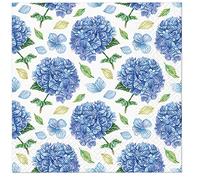 Tete a Tete 3Ply Pastel Flowery Tissue Paper Napkins Decoupage Serviettes 33cm x 33cm - Pack of 20 (Rhythmic Hydrangea)