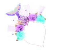 -tête Queue de pour Bandeau de Fête sur Le Thème de L'océan Fleurs Coquillage Accessoire de Cheveux Élégant