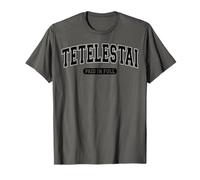 Tetelestai Paid In Full Varsity Arched Black Letters T-Shirt