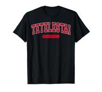 Tetelestai Paid In Full Varsity Arched Red Letters T-Shirt