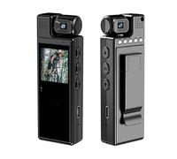 TETEOM Body Camera, 1080P Sports HD Mini Camera Portable Digital Video Recorder BodyCam Infrared Night Vision for Service, Delivery, Collect Evidence