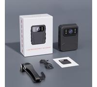 TETEOM Body Camera, Body Camera Full HD Touch Screen Night Vision Video Recorder Security Guard Body Mini Cam for Service, Delivery, Collect Evidence