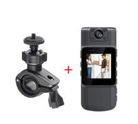 TETEOM Body Camera, Camera Infrared Night Vision LED Camcorder Body Camcorders Cycling Sport Portable Video Recorder for Service, Delivery, Collect Evidence(With bracket)