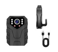 TETEOM Body Camera, Mini Body Camera Full HD Night Vision Video Recorder Sports DV Security Site Enforcement Camcorders for Service, Delivery, Collect Evidence(Z1 A)
