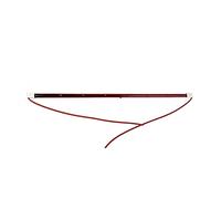 TETEOM Infrared Paint Curing Lamp, Infrared Lamp 1050W 235V 53CM Paint Curing Bulb Halogen Quartz Heating Element Shortwave Infra-Red Light Golden Bulb Ruby Tube(L53R)