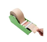 TETEOM Water Activated Tape Dispenser Tape Set Wet/Cut Kraft Gummed Tape Cutter for Box Sealing for Office Warehouse Retail Store
