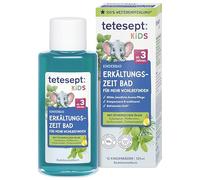 tetesept Children's Cold Time Bath, Children's Bath for the Cold Season with 4 Essential Oils, Soothing Bath Additive for Relaxation and Warmth, 1 x 125 ml