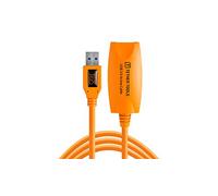 Tether Tools [CU3017 TetherPro USB 3.0 Active Extension Cable, 5 m, Orange