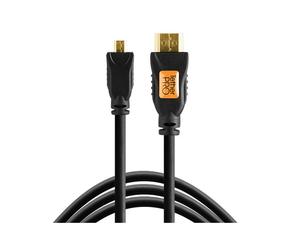 Tether Tools TetherPro HDMI Micro to HDMI 2.0, 15' (4.6m), Black