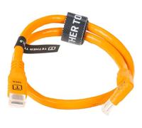 Tether Tools TetherPro Optima 10G USB-C, 51cm (Straight to Right Angle Adapter) Orange