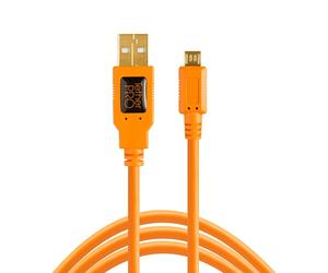 Tether Tools TetherPro USB 2.0 A Male to Micro-B 5-pin 4.6m Orange