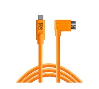 Tether Tools TetherPro USB-C to 3.0 Micro-B Right Angle 4.6m orange | ✅ Winterdeals