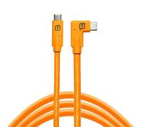 Tether Tools TetherPro USB-C to USB-C Angled - Orange | ✅ Winterdeals