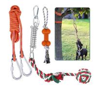 Tether Tug Outdoor Dog Toy, Tug of War Dog Toy for Aggressive Chewers to Keep Them Busy for Medium/Small Dogs