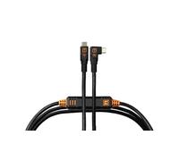 Tether Tools TetherPro Optima 10G USB-C, 15' (4.6m), straight to right black