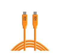 TetherTools CUC10-ORG TetherPro USB-C to USB-C, 10' (3m) Orange Cable