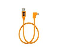 TetherTools CUCRT02-ORG TetherPro USB 3.0 to USB-C Right Angle Adapter "Pigtail"