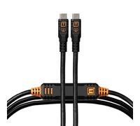 TetherTools TetherPro Optima 10G USB-C to USB-C Straight to Straight 15ft (4.6m) - Non-Reflective Bl