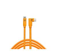 TetherTools TetherPro USB-C to USB-C Right Angle Orange CUC15RT-ORG