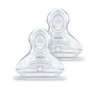 Tetina Nuk First Choice T2 Silicona Flujo de Líquido XL - Para Bebés muy Comilones Mayores de 6 meses - 2 Unidades