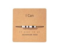 TETING GINING BFF I Love You I CAN Morse Code Card Bracelet for Women Jewelry, One Size, Plastic, no gemstone
