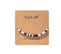 TETING GINING BFF I Love You I CAN Morse Code Card Bracelet for Women Jewelry, One Size, Plastic, no gemstone