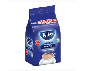 Tetley 1Cup Tea Bags,1100 Pack 2.2kg Catering Office Wedding Restaurant Cafe New