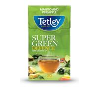 Tetley 20 Supergreen Vitamin C Tropical Tea 40g