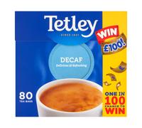 Tetley 80 Decaffeinated Tea Bags 250g