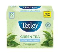 Tetley Green Tea Decaffeinated 50 Tea Bags 100g