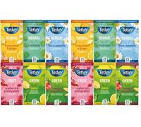 Tetley Mixed Fruit Tea Variety, Unique Fruity Flavours, 150 Individually Wrapped Bags, Herbal and Green Tea Selection (Pack of 2)