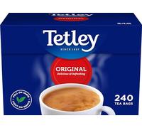 Tetley Original Black Tea Bags - Full Flavoured British Brew - Perfect for Breakfast or Anytime - Rainforest Alliance Certified - 240 Teabags (1 Pack)