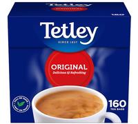 Tetley Original Black Tea Bags - Full Flavoured British Brew - Perfect for Breakfast or Anytime - Rainforest Alliance Certified - 160 Teabags (1 Pack)