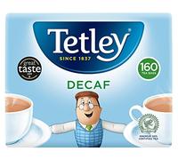 Tetley Original Decaf Tea, Decaffeinated Black Teabags 1 Box of 160, single pack