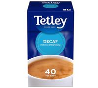 Tetley Original Decaf Tea, Decaffeinated Black Teabags, 1 Box of 40