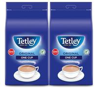 Tetley Original One Cup Black Tea, 2 x 1540 Teabags - Rainforest Alliance Certified Black Tea Bags Bulk Pack - Rich, Smooth Taste for a Full Flavoured British Brew at Breakfast or Anytime